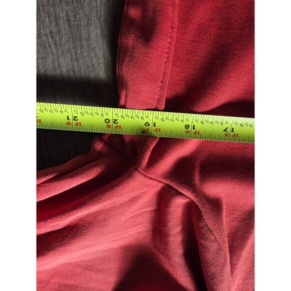 Chicos Long Sleeve V-Neck Button Accent Soft Jersey Tunic Top - Picture 8 of 8